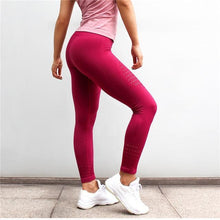 Load image into Gallery viewer, Seamless Mesh Flex Tummy Push Up Leggings