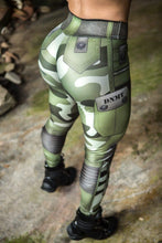 Load image into Gallery viewer, NEW - 3D Jungle Commando Goddess Print Push Up Fitness Leggings