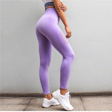 Load image into Gallery viewer, Seamless Mesh Flex Tummy Push Up Leggings