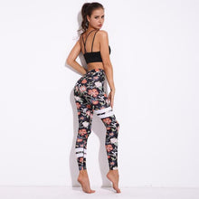 Load image into Gallery viewer, Striped Floral Push Up Leggings
