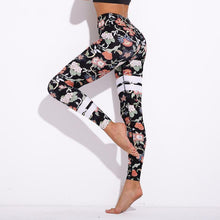 Load image into Gallery viewer, Striped Floral Push Up Leggings
