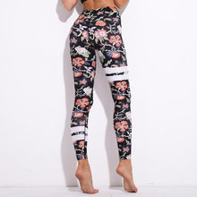 Load image into Gallery viewer, Striped Floral Push Up Leggings
