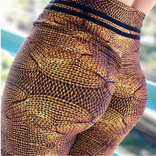 Load image into Gallery viewer, High Waist Mahogany Print Fitness Leggings
