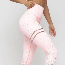 Load image into Gallery viewer, High Waisted Glittered Push Up Workout Leggings
